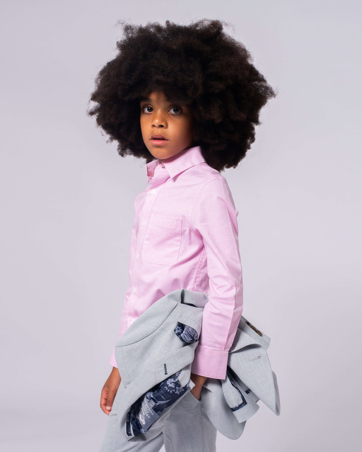 Pink Standard Button Down Shirt