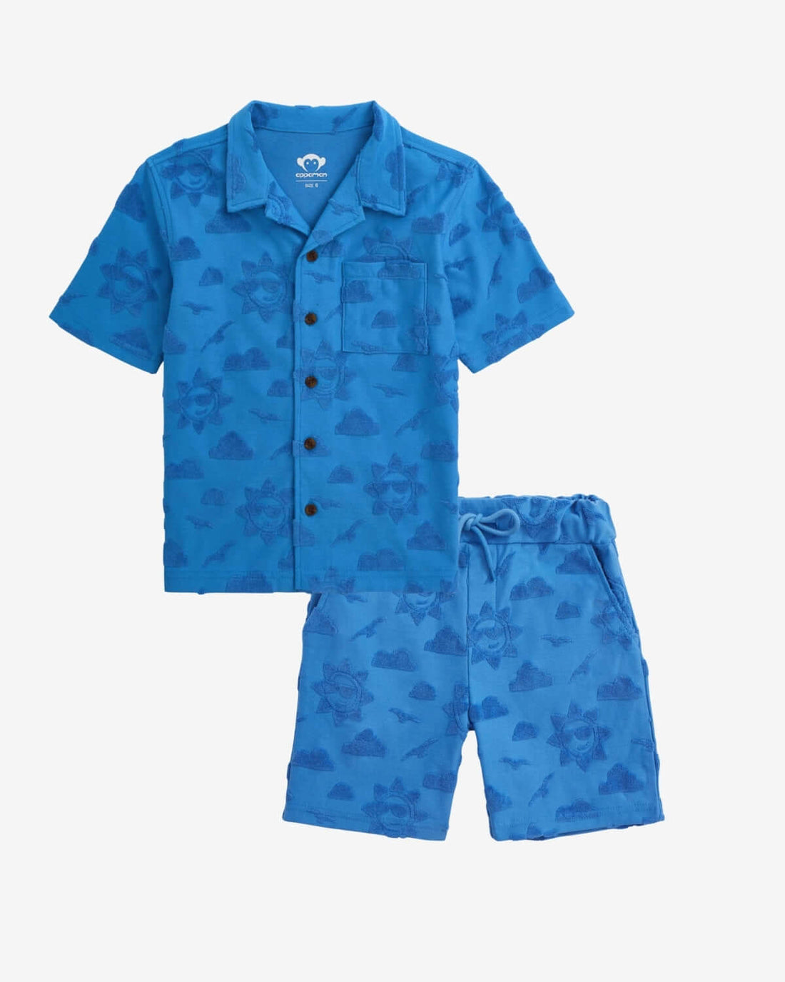 Cobalt Blue Terry Resort Set
