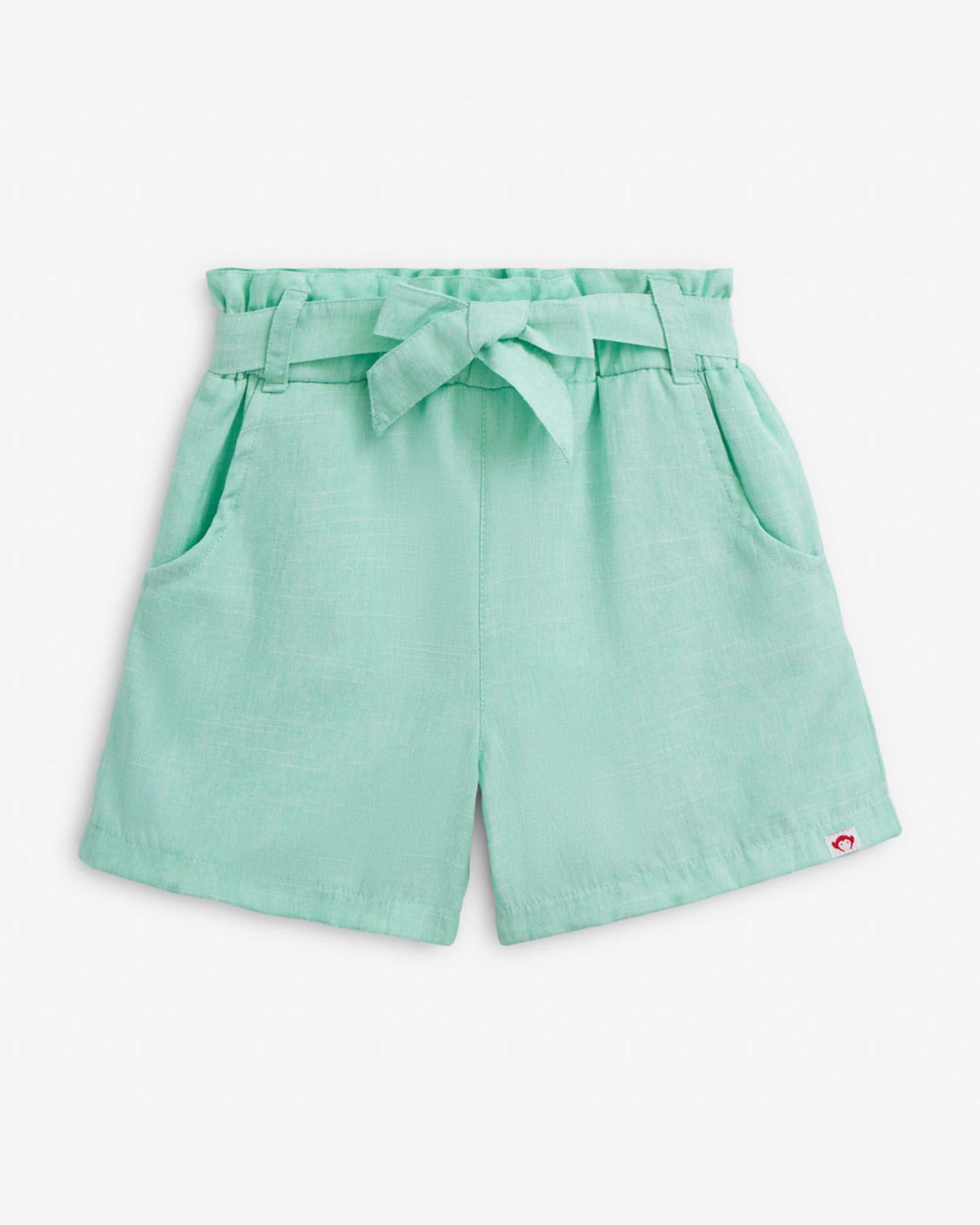 Seafoam Paperbag Shorts