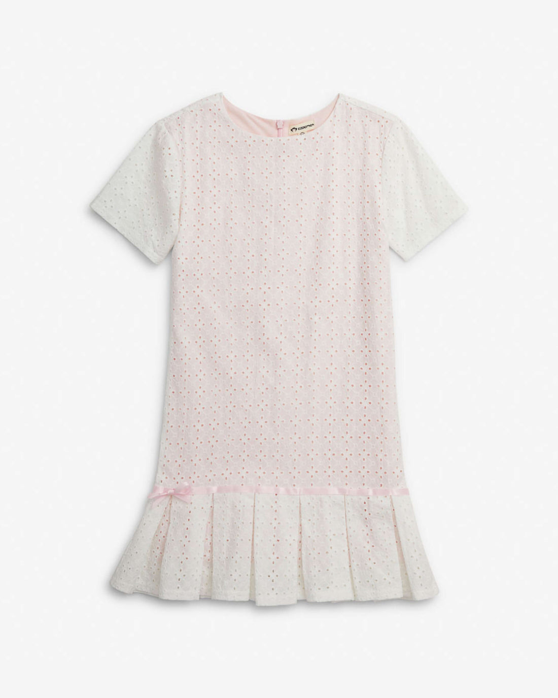 Soft Pink Eyelet Eve Dress