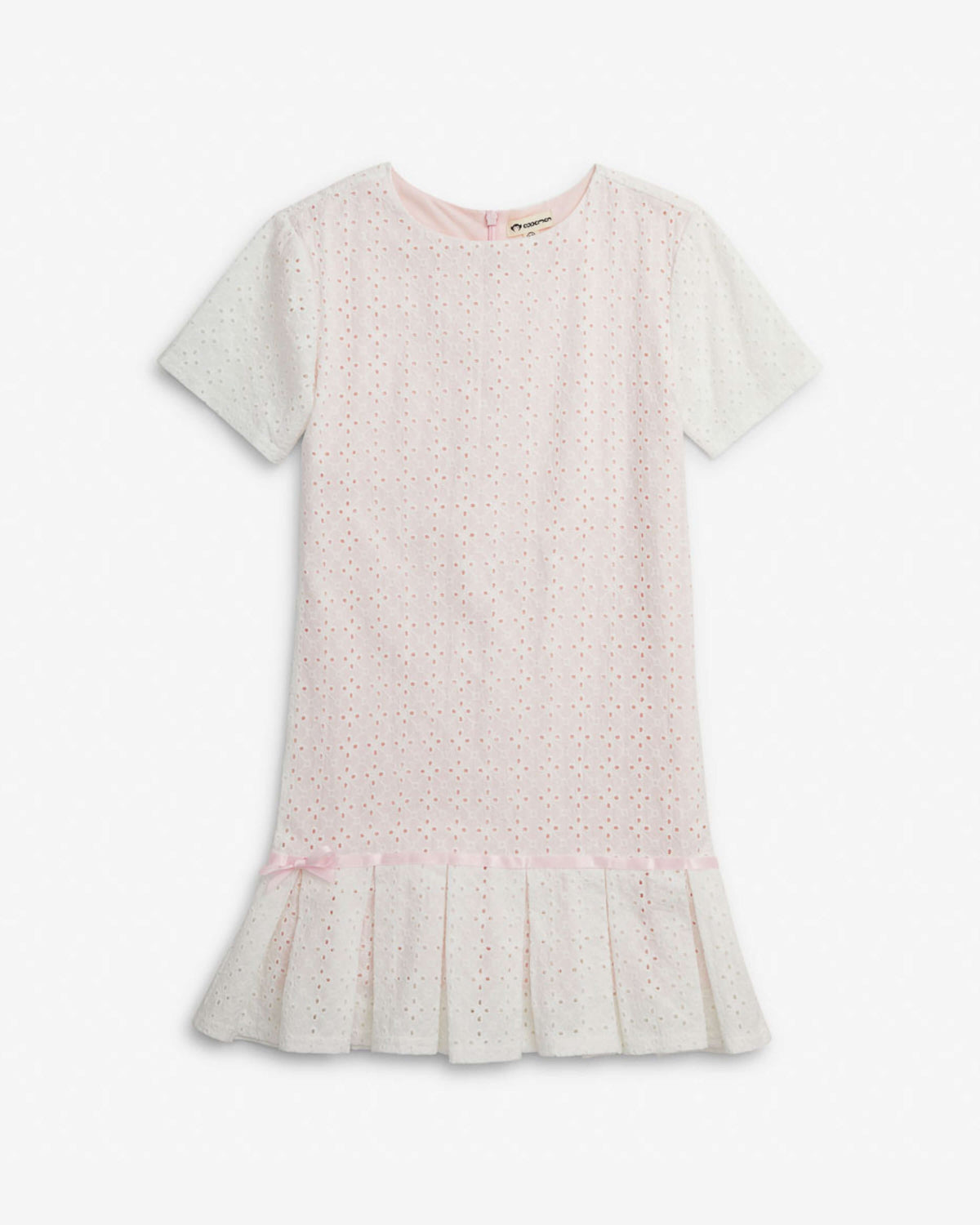 Soft Pink Eyelet Eve Dress