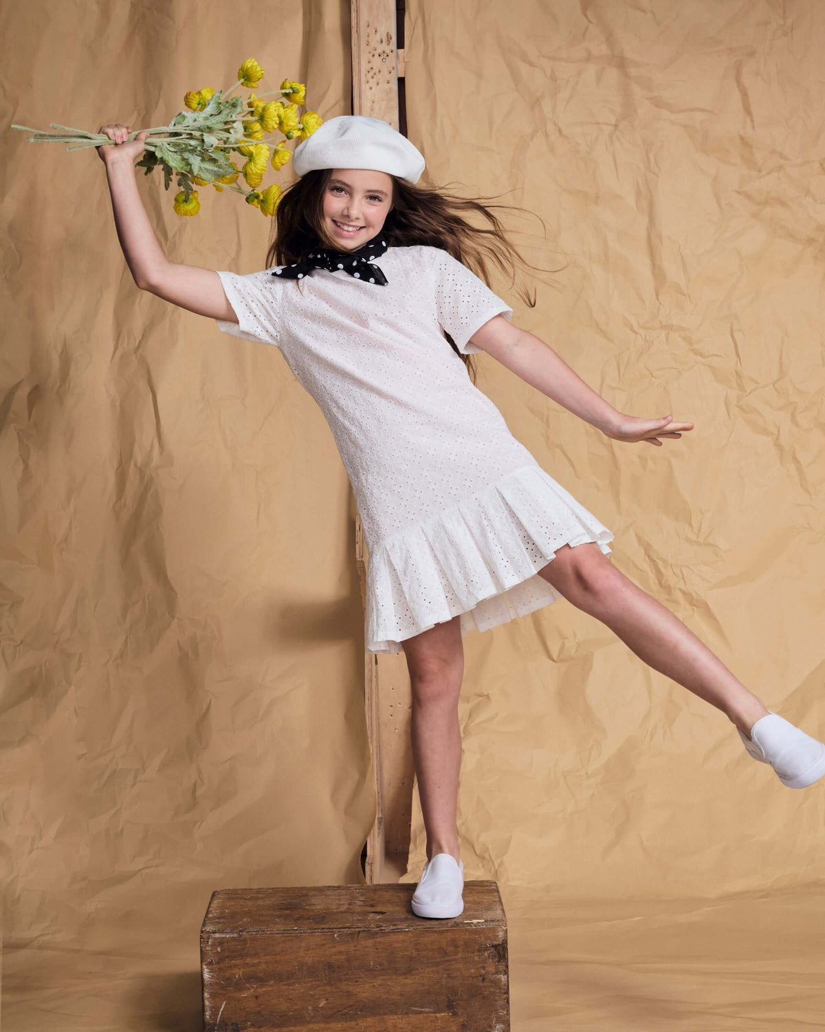 Soft Pink Eyelet Eve Dress