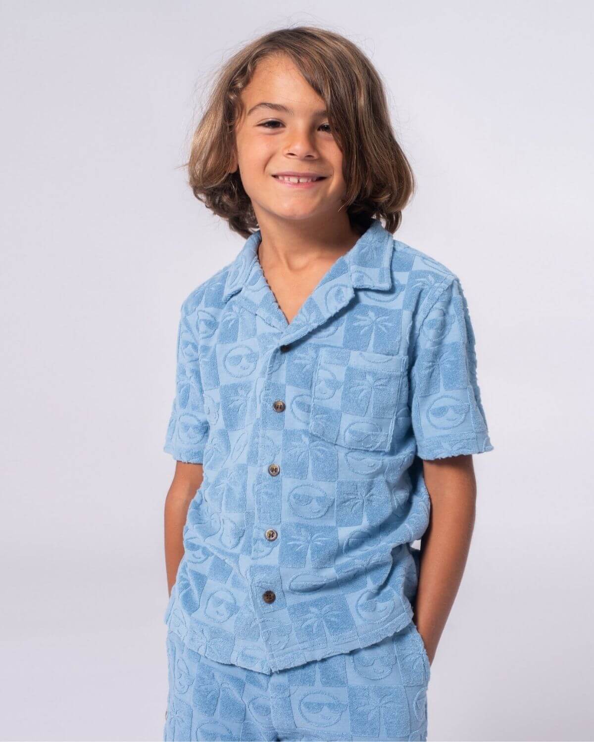 Blue Resort Terry Shirt