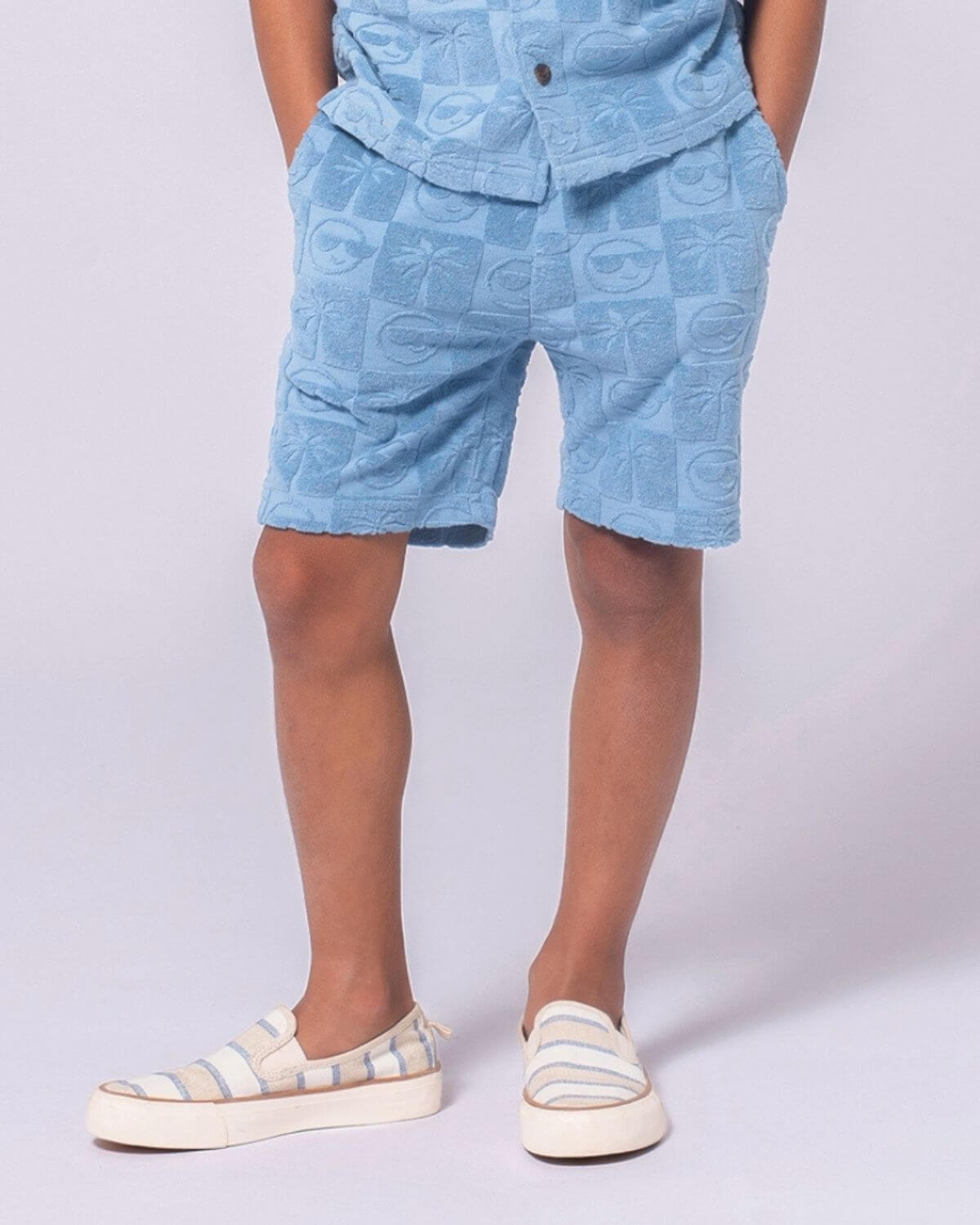 Blue Resort Terry Shorts