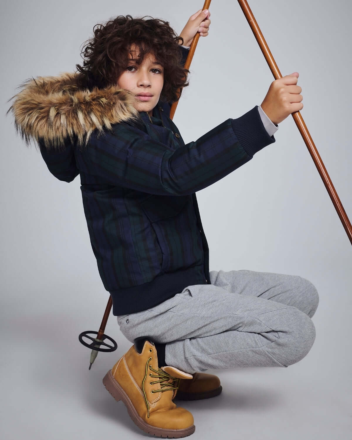 Black Watch Tartan City Transit Coat