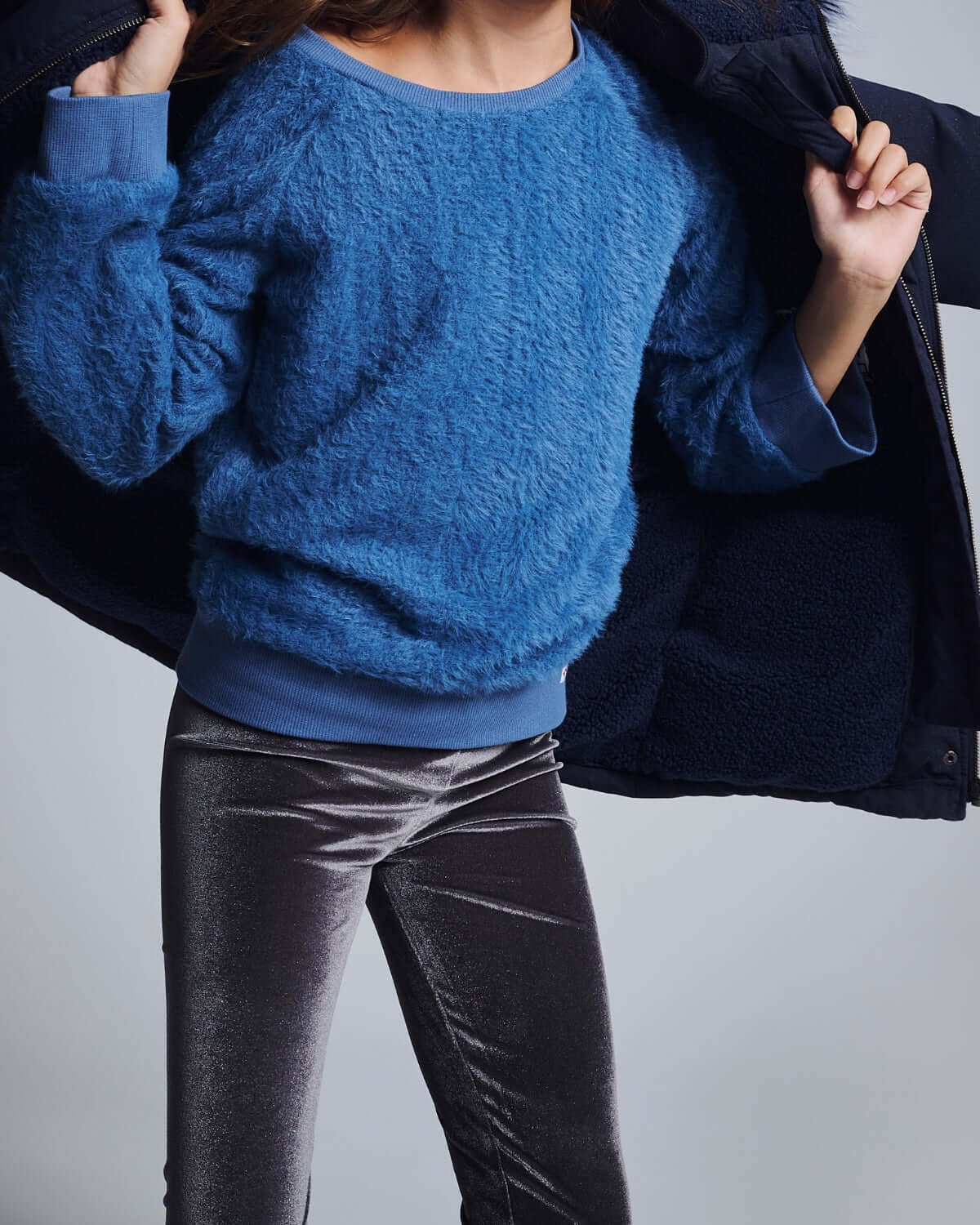Dusty Blue Willow Top