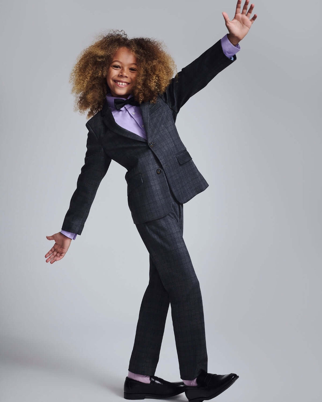 Gentleman's Plaid Stretchy Suit Pants