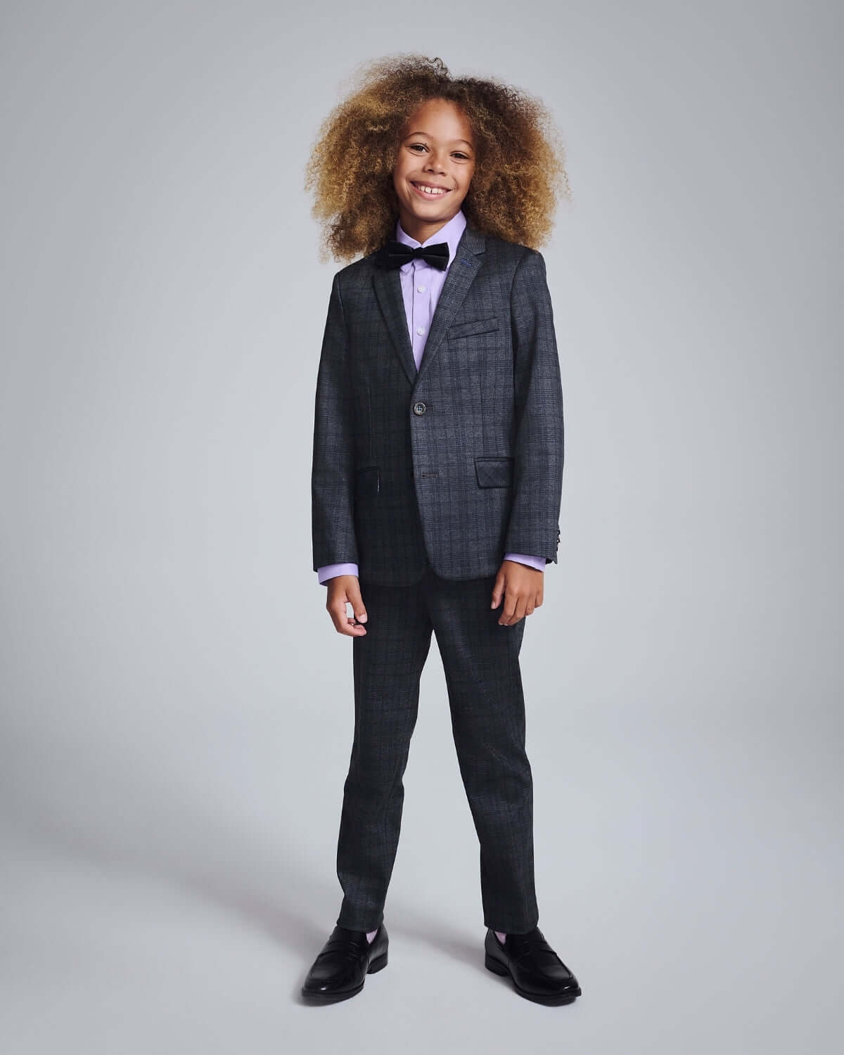 Gentleman's Plaid Stretchy Suit Pants