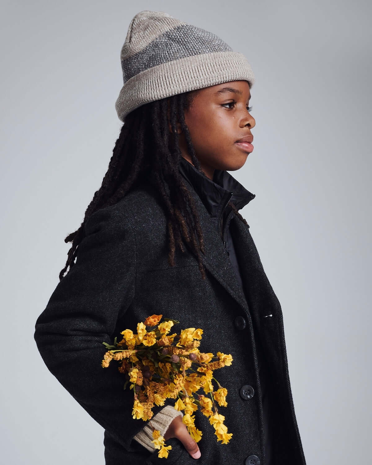 Heather Oatmeal Levi Hat