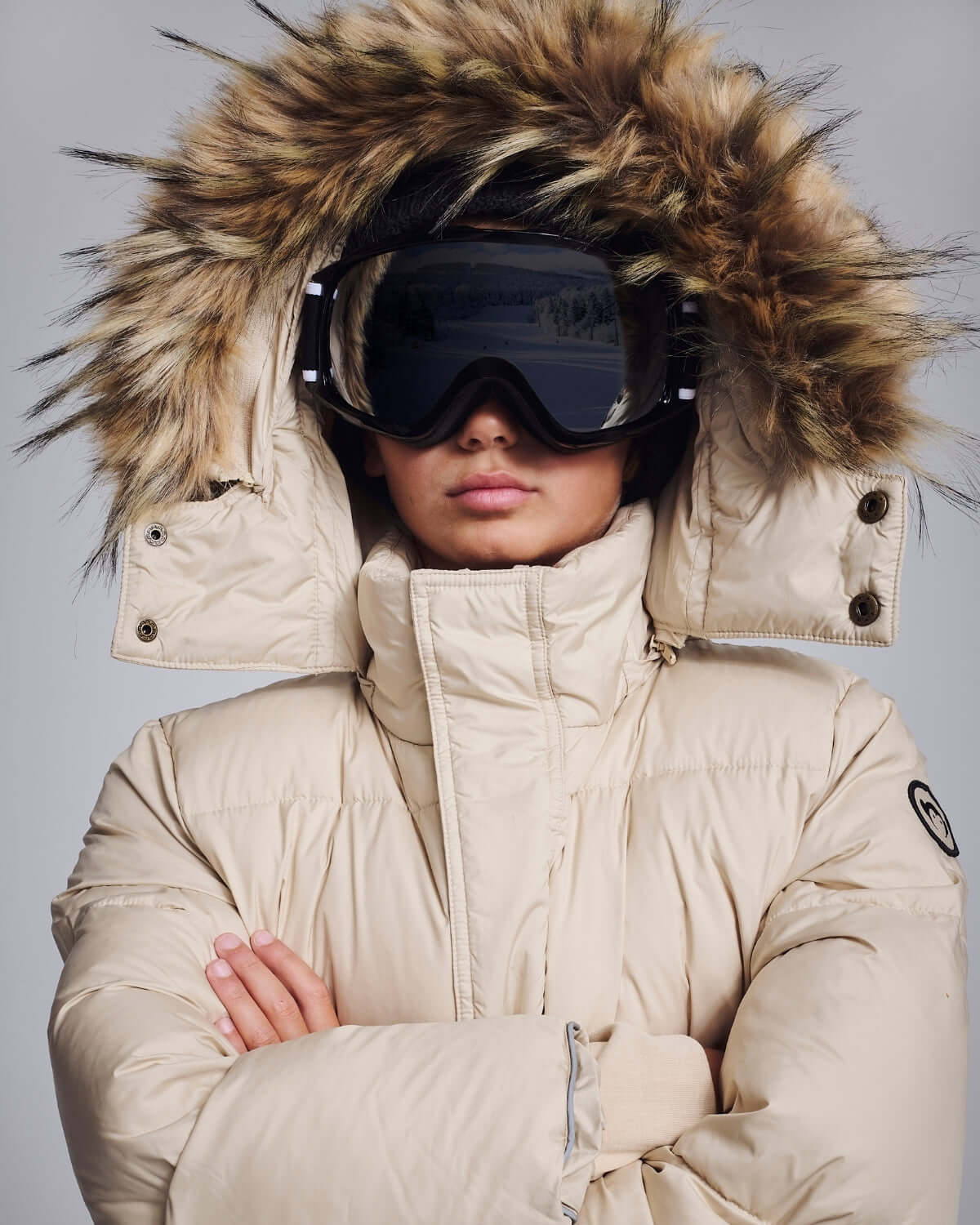 Ivory Expedition Puffer Coat