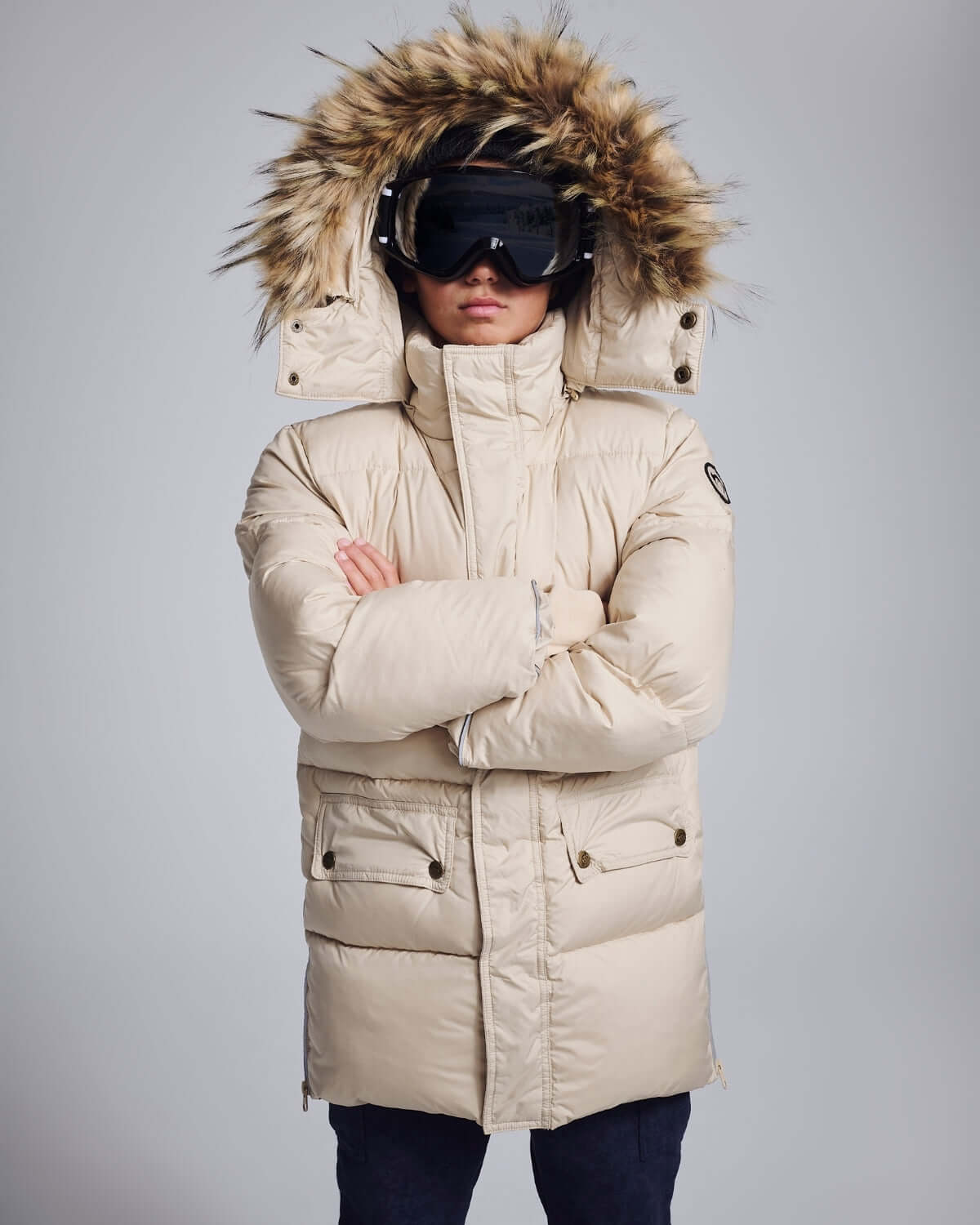 Ivory Expedition Puffer Coat