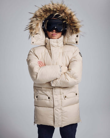 Ivory Expedition Puffer Coat