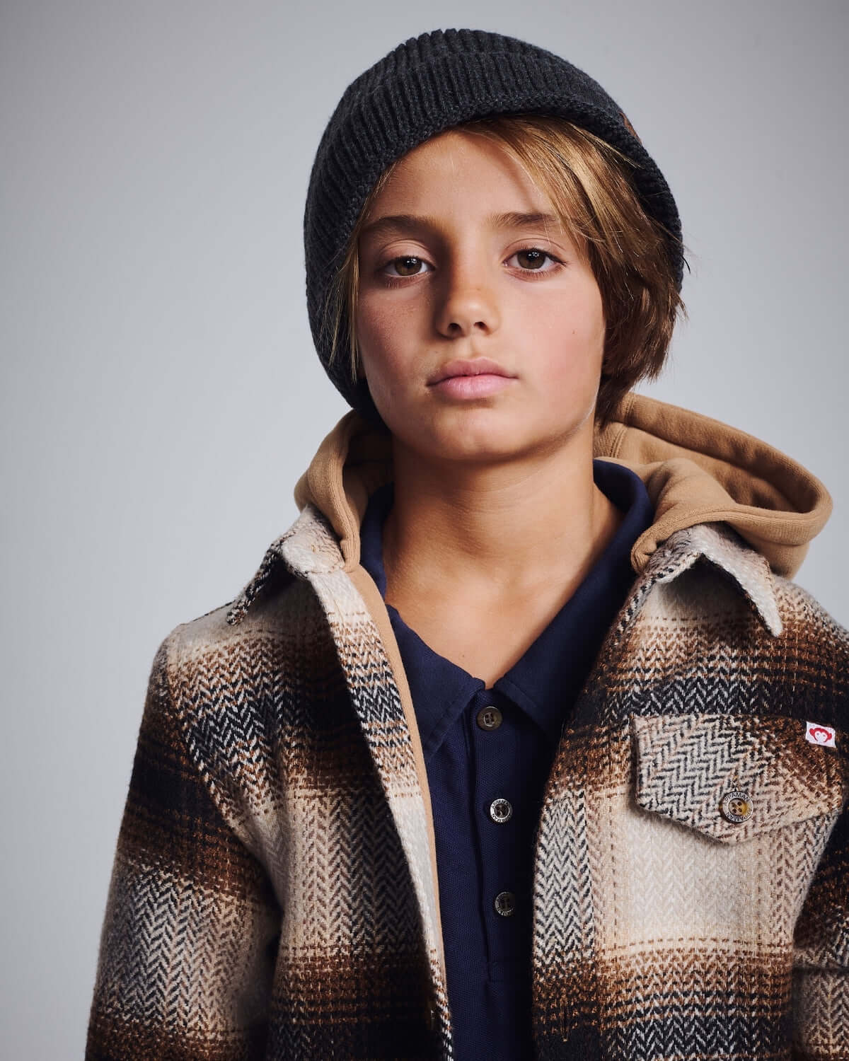 Lumber Plaid Glen Flannel Hoodie