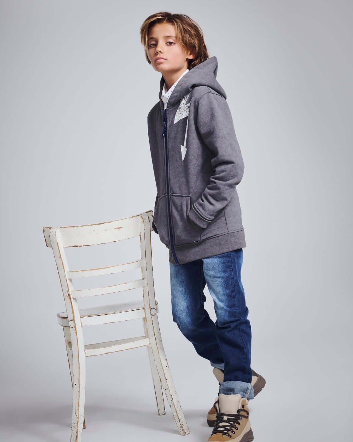 Medium Wash Slim Leg Denim