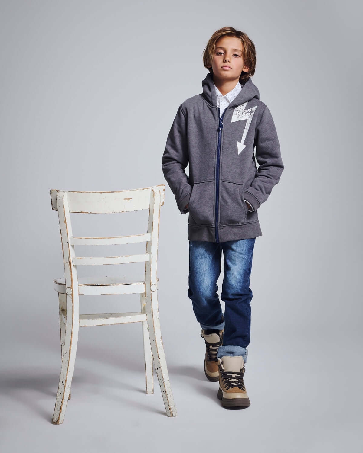 Medium Wash Slim Leg Denim