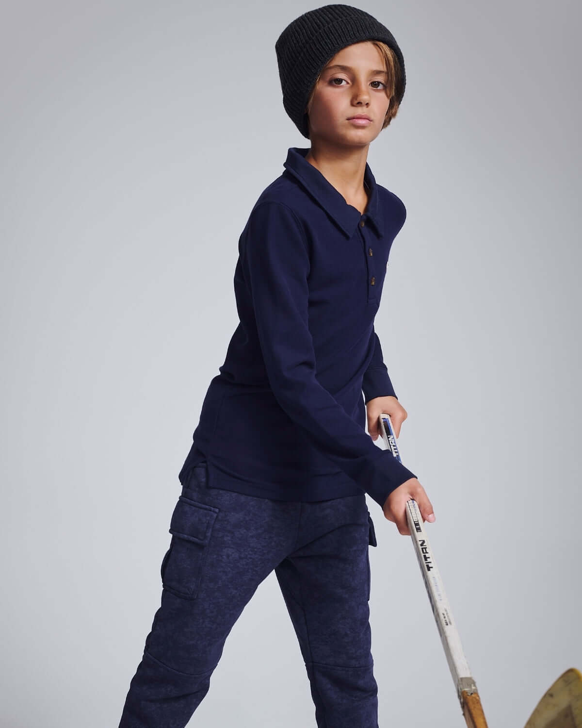 Navy Blue Parker Polo