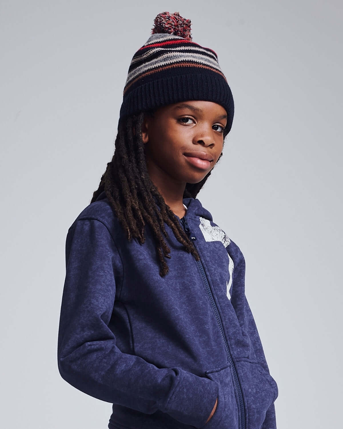 Navy Blue Wind Hat