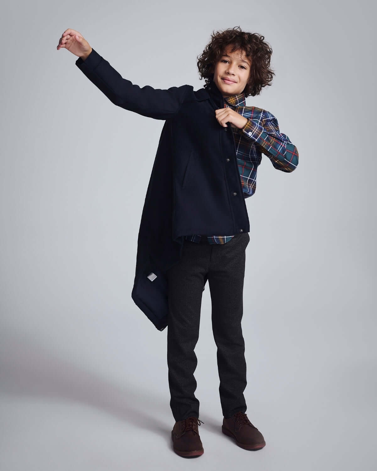 Navy Blue Urban Gotham Coat