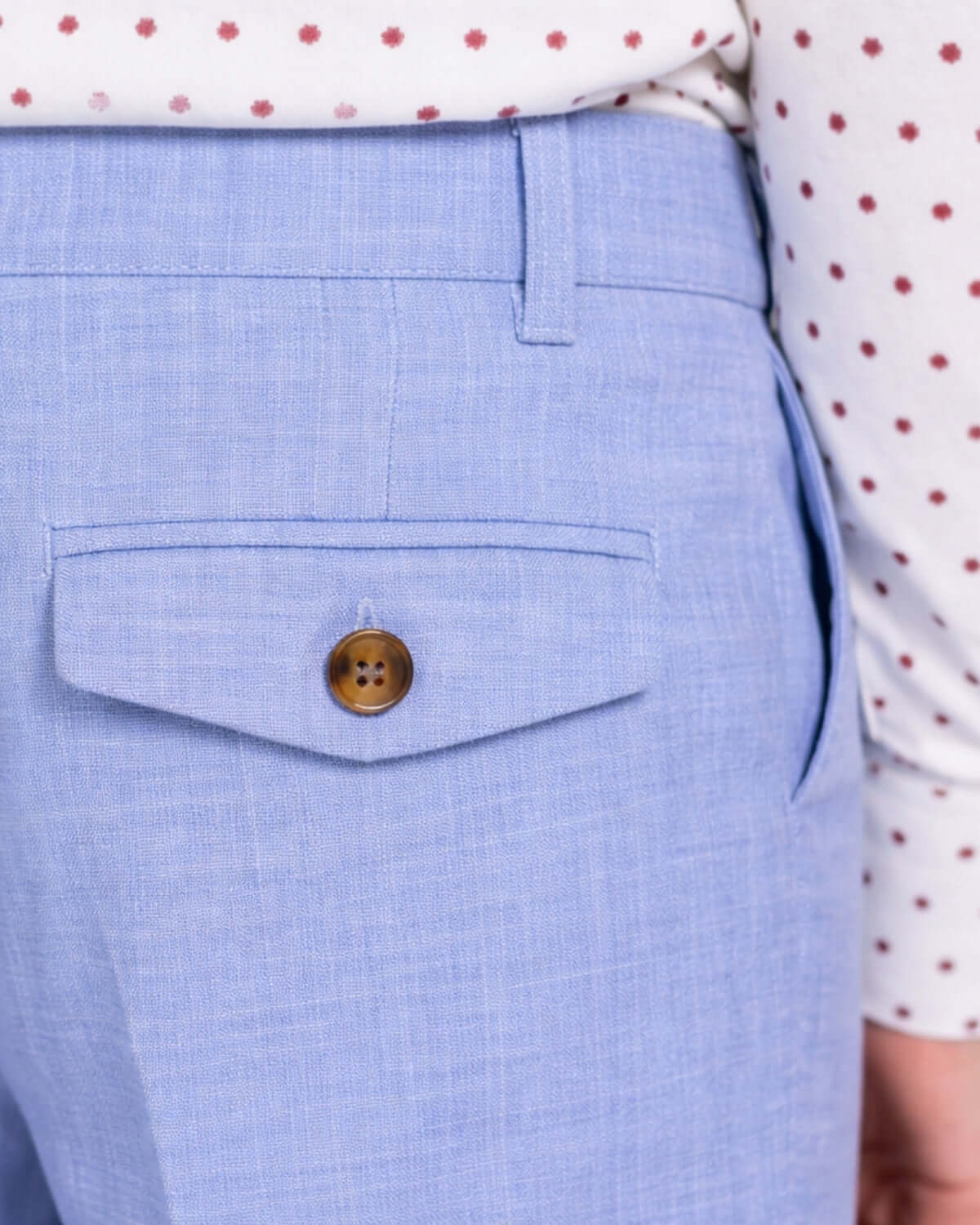 Pacific Blue Stretchy Mod Suit Pants