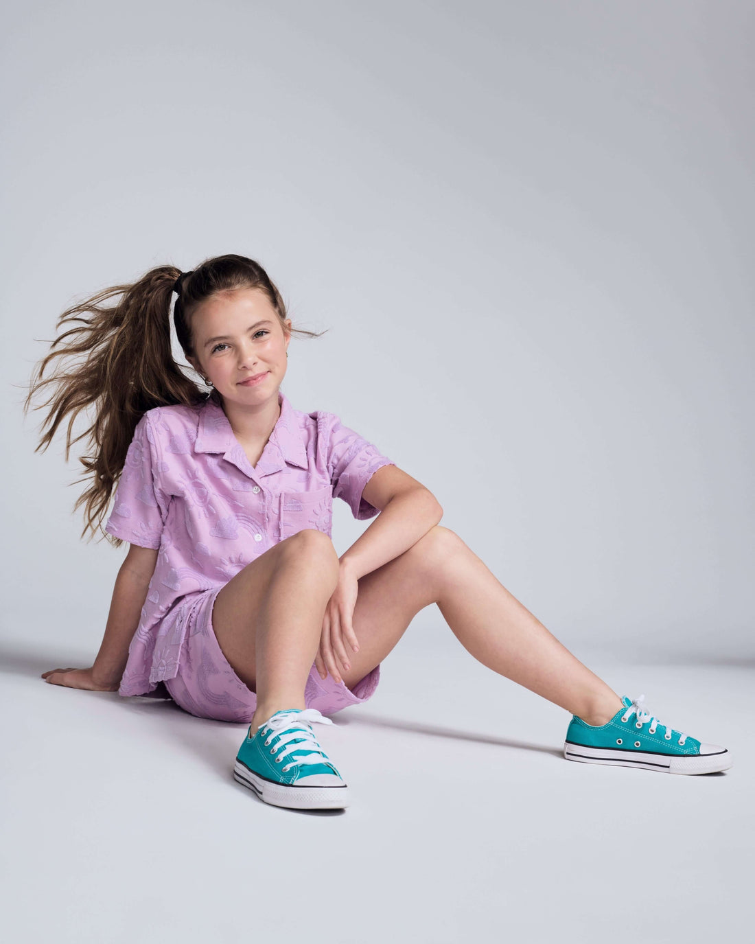 Sunny Days Lilac Resort Shirt