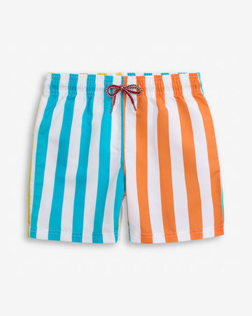 Tropic Stripes Swim Trunks