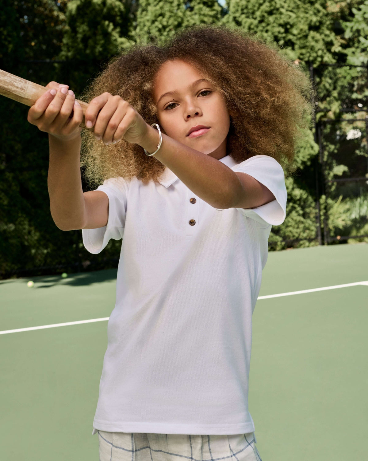 White Logo Fairbanks Polo