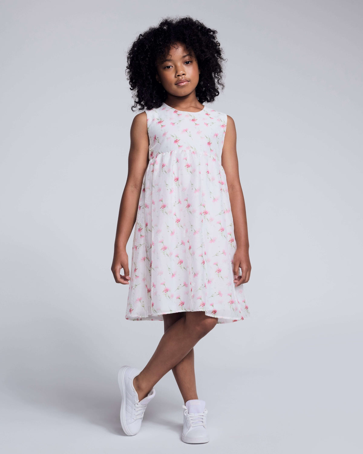 White Rose Empire Dress