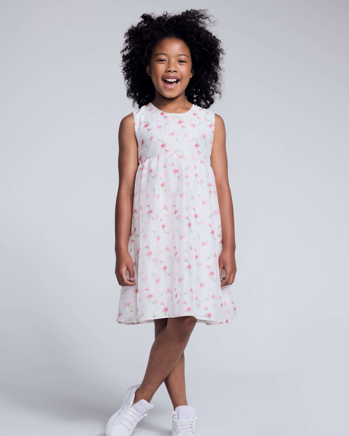White Rose Empire Dress