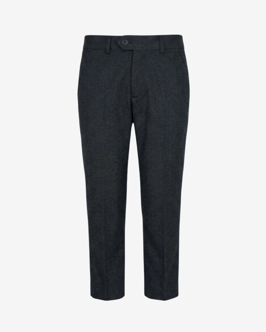 Black Herringbone Everyday Stretch Dress Pants