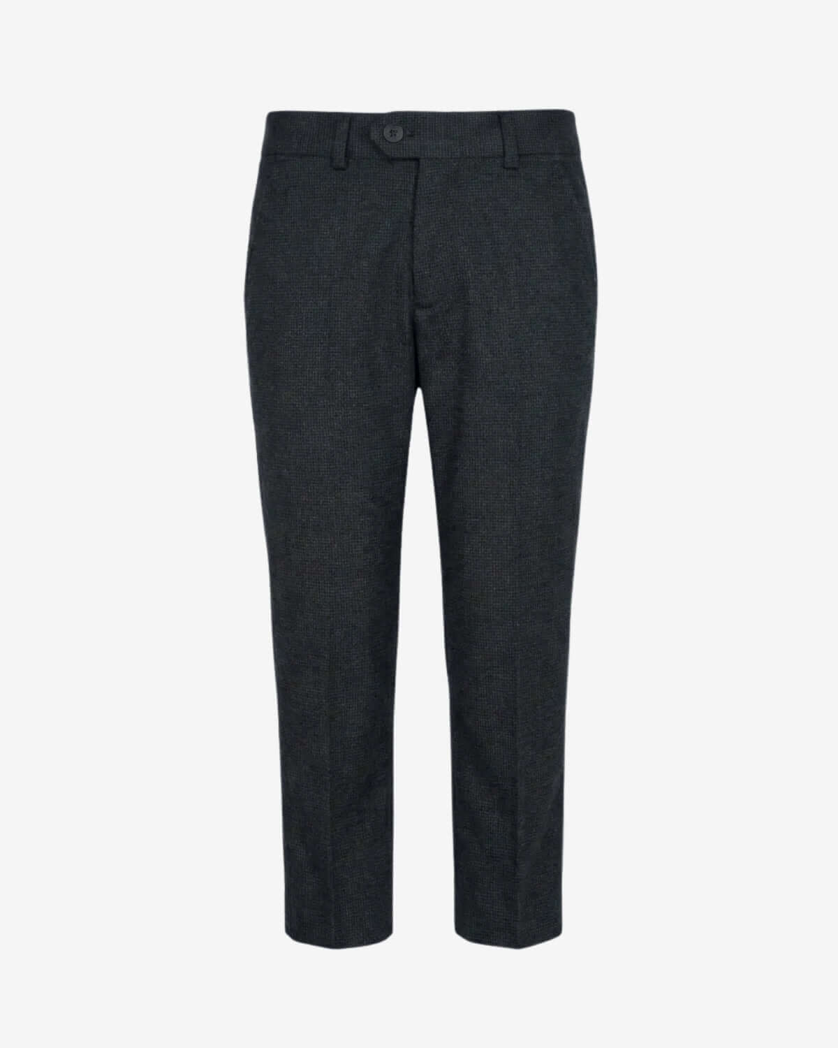 Black Herringbone Everyday Stretch Dress Pants
