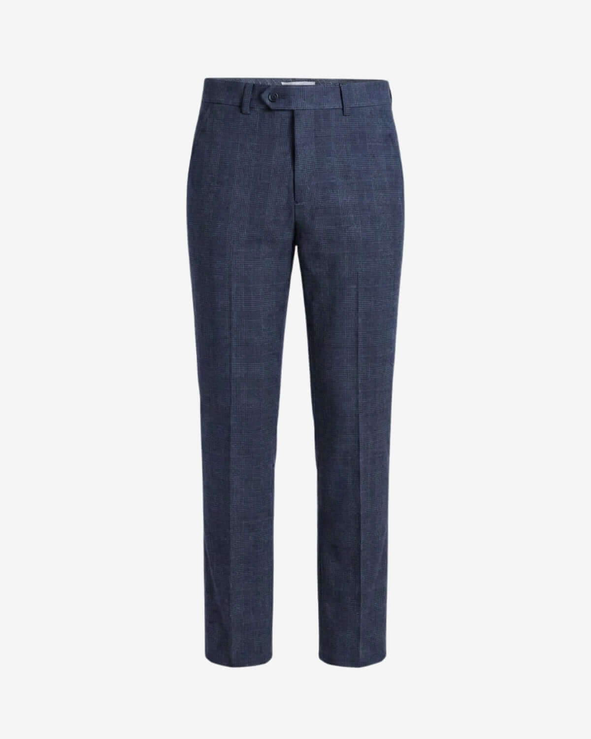 Navy Glen Plaid Stretchy Mod Suit