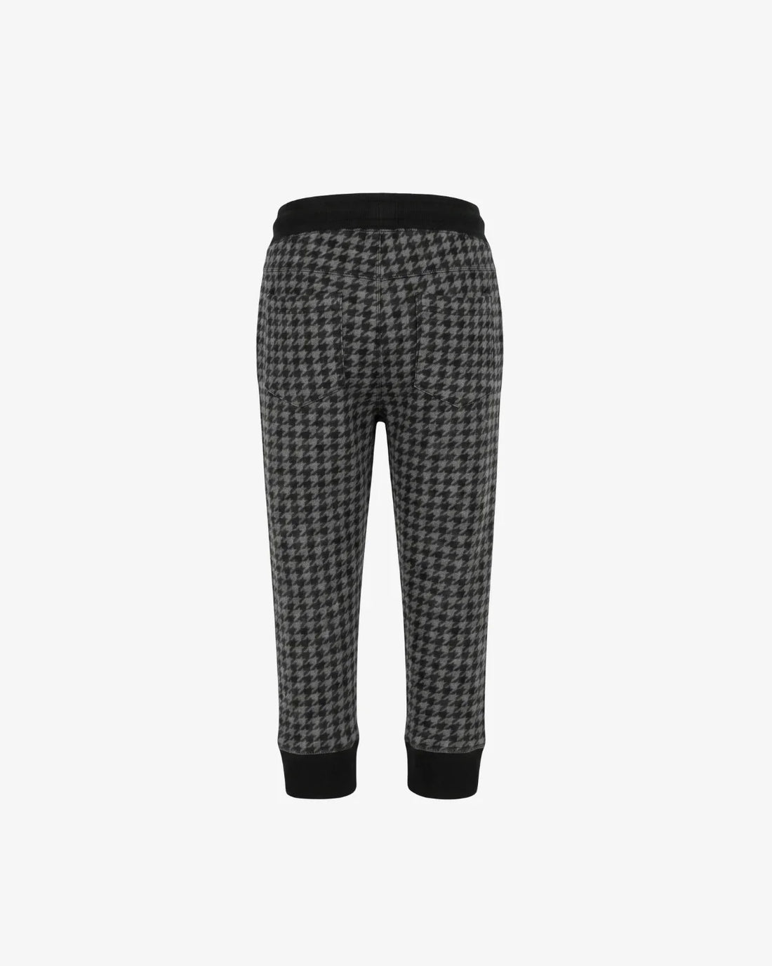 Black Houndstooth Rest Day Sweatpants