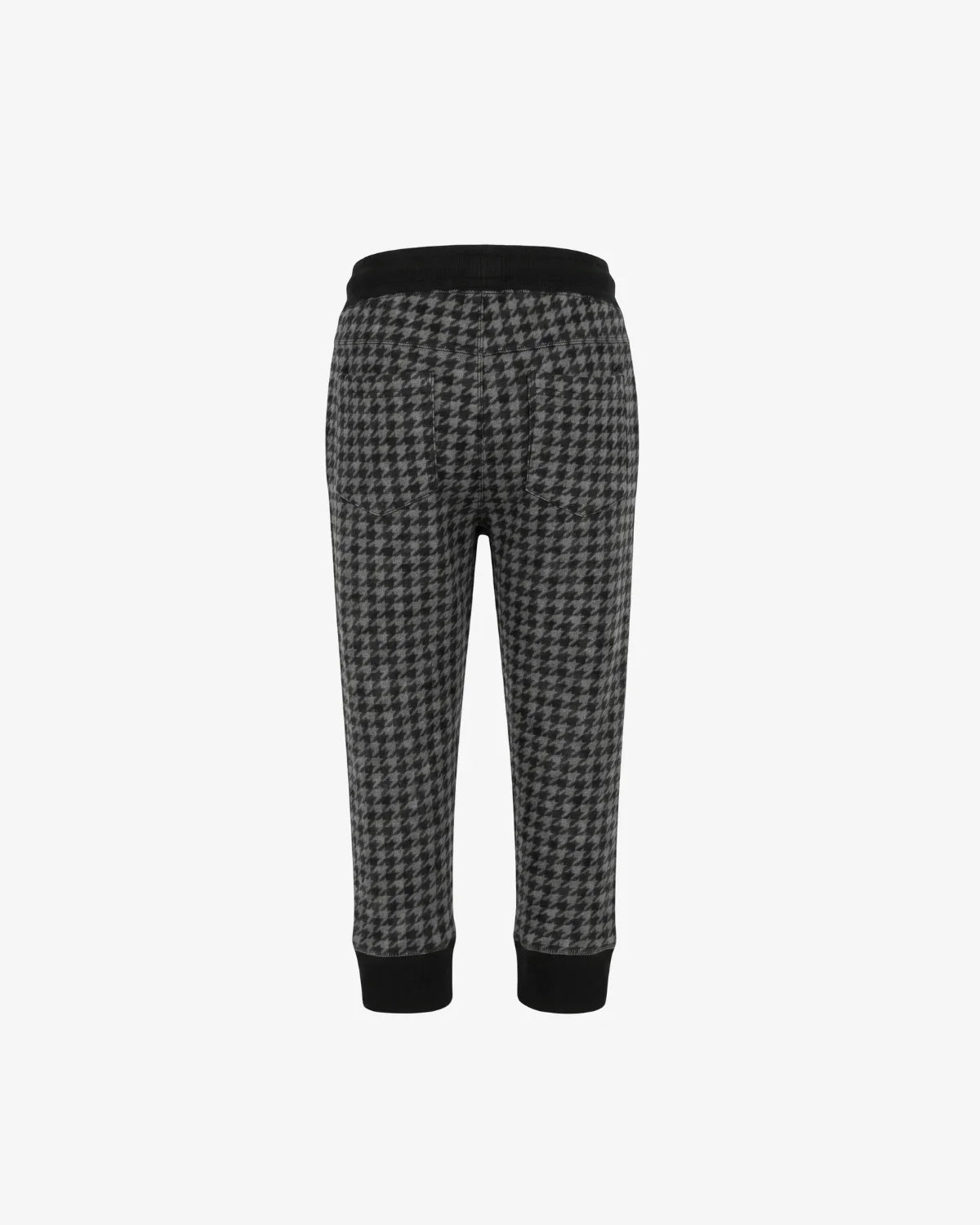 Black Houndstooth Rest Day Sweatpants