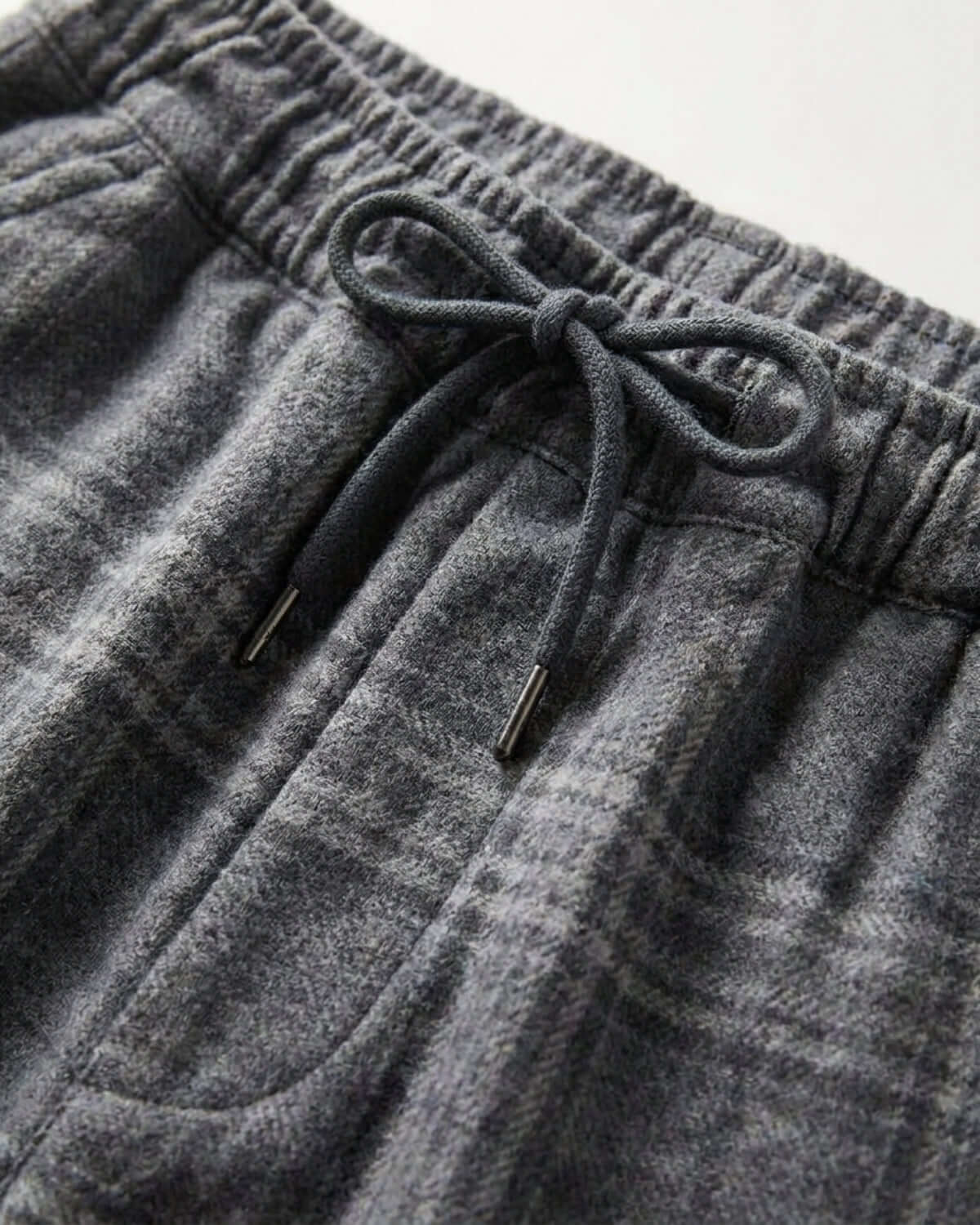 Slate Heather Plaid Everyday Stretch Pants