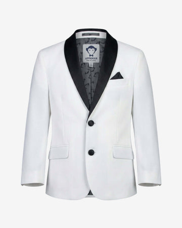 White Tuxedo Suit Jacket