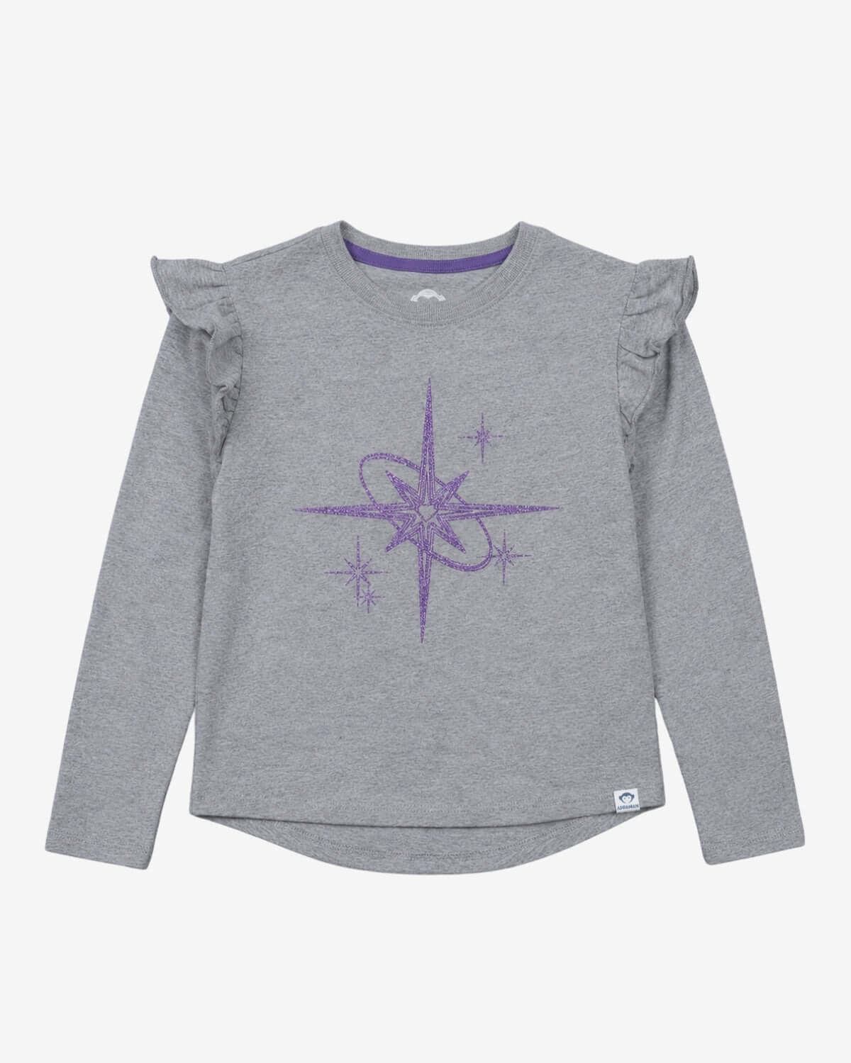 Heather Grey Ruffle Tee