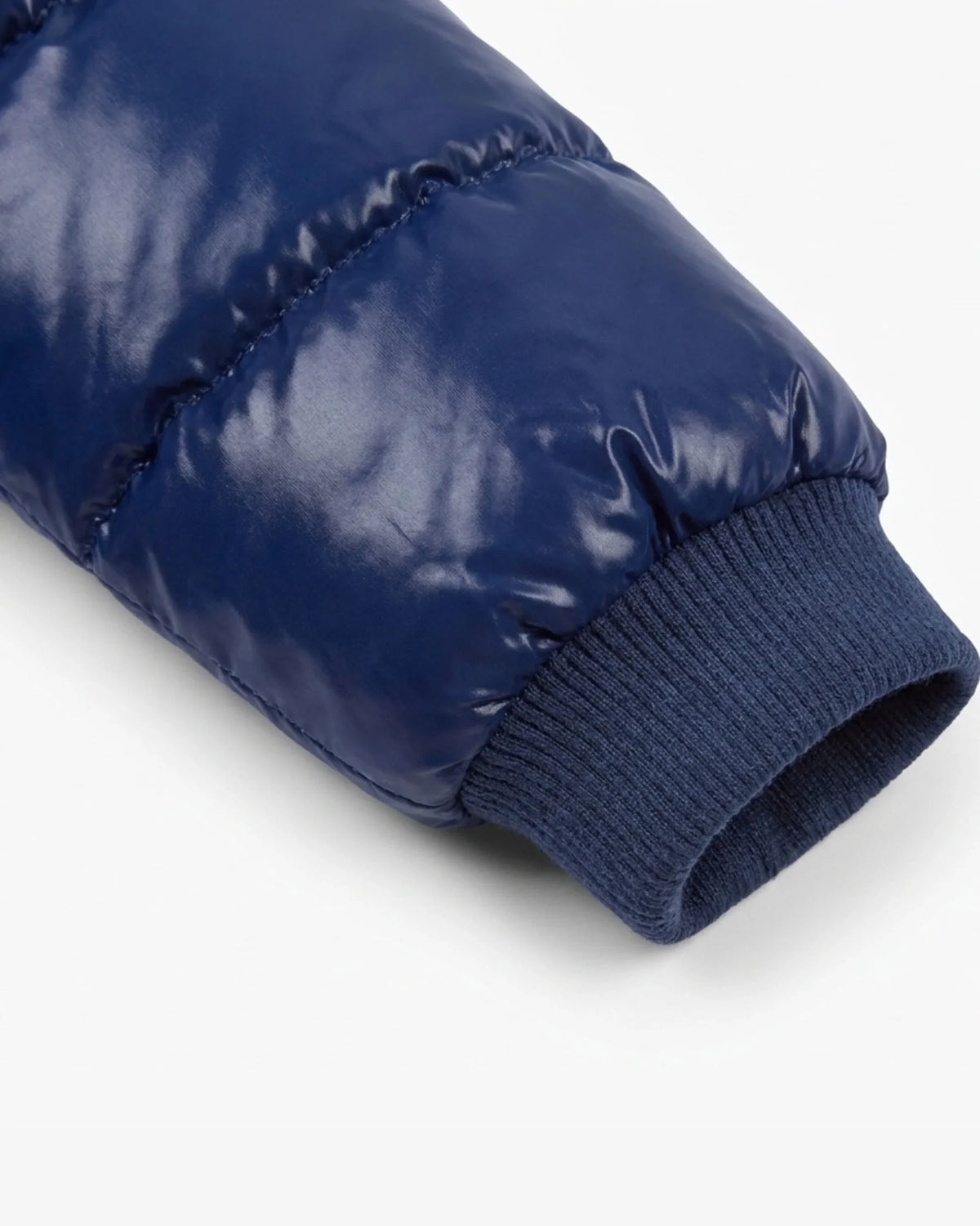 Navy Shine Kyla Puffer Coat