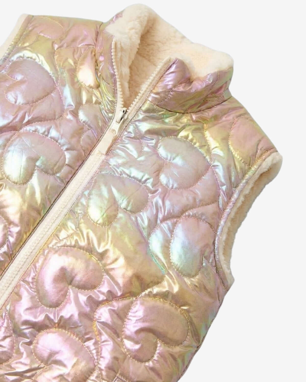 Rose Gold Girls Reversible Vest