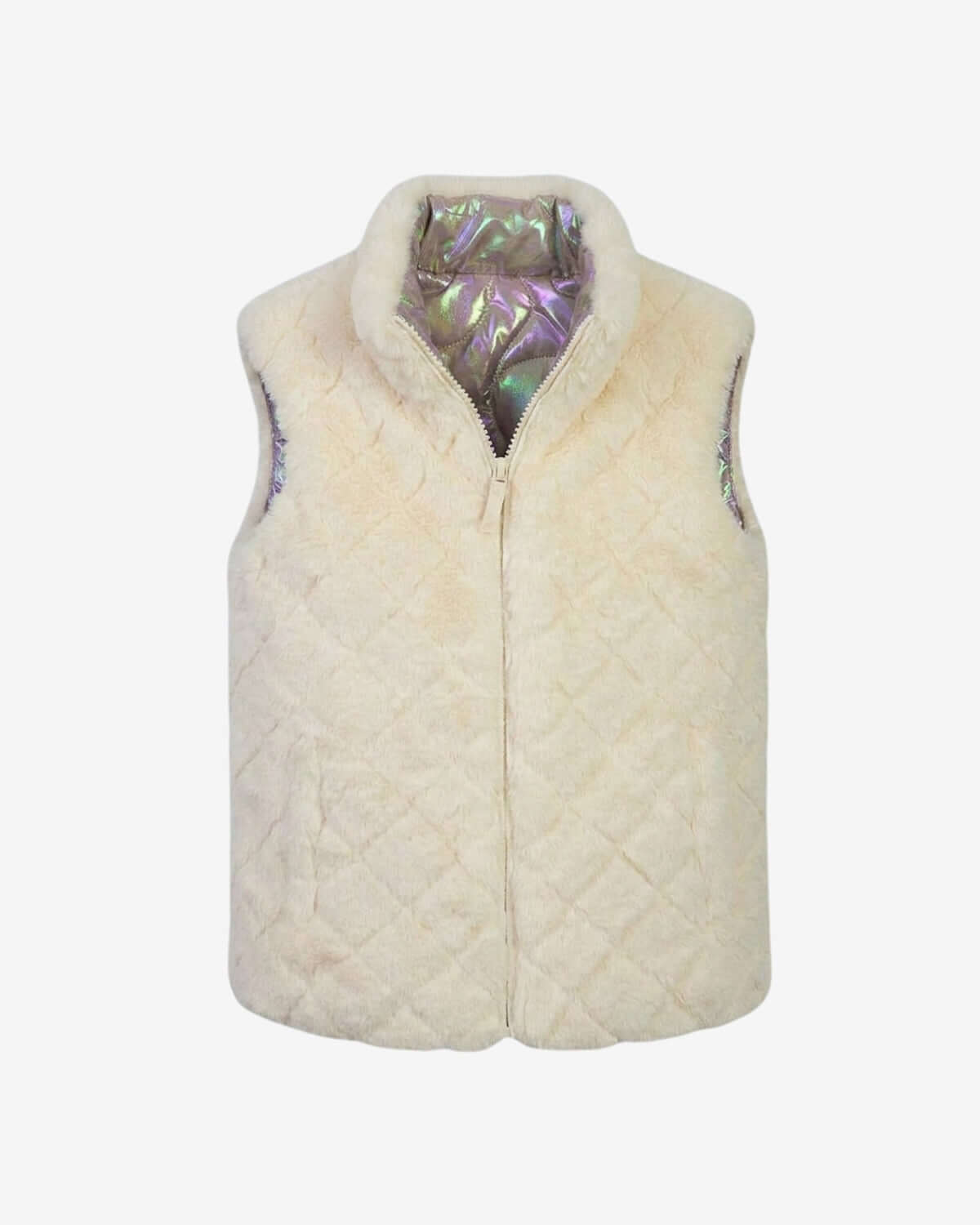 Rose Gold Girls Reversible Vest