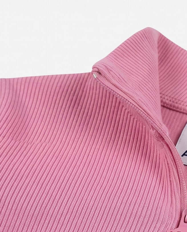Dusty Pink Vanna Half Zip Sweater