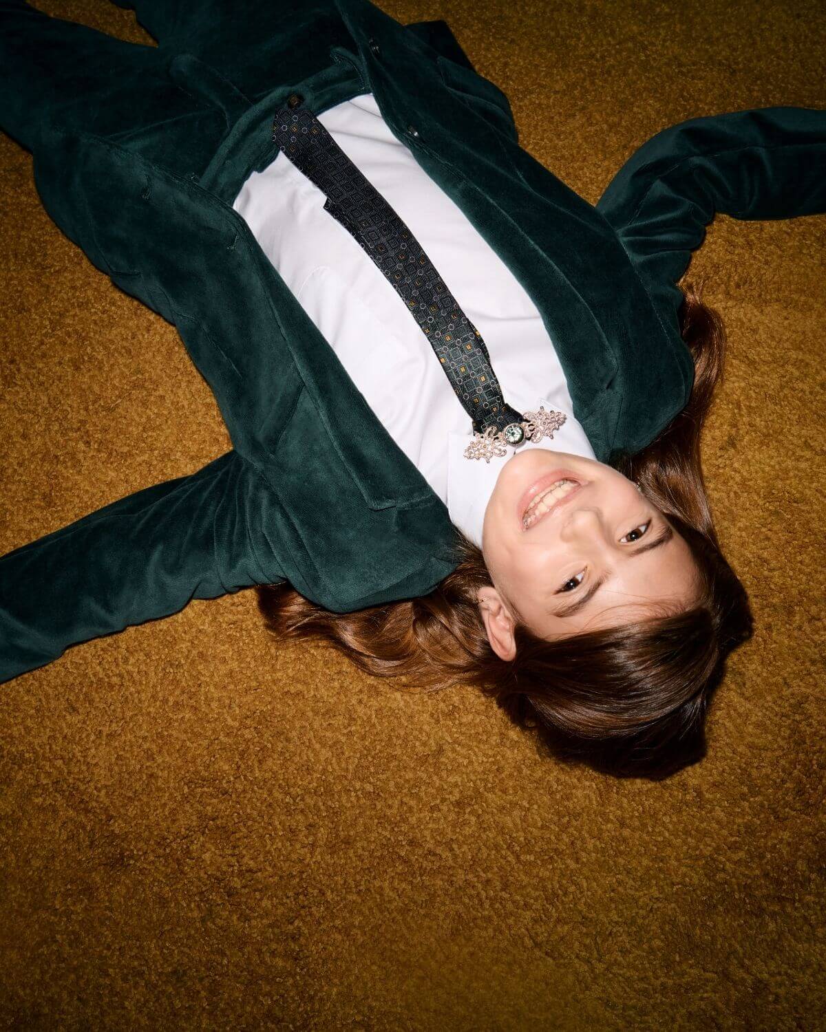 Evergreen Velvet Suit Blazer