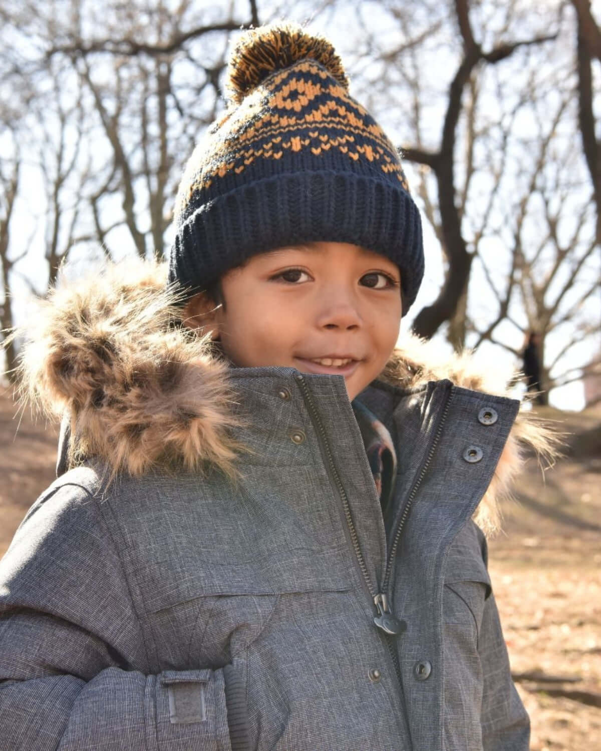 Navy Blue Bush Hat