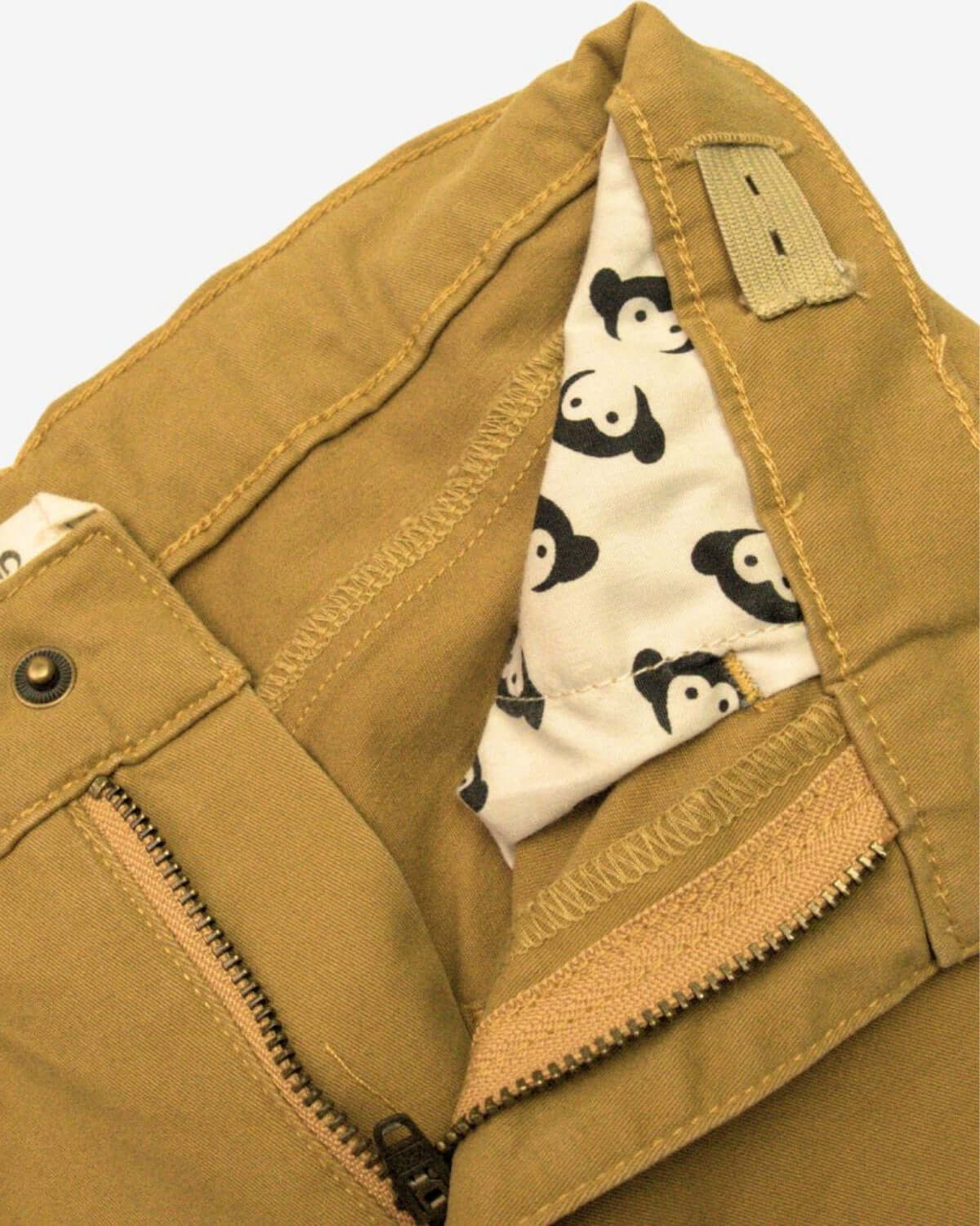 British Khaki Skinny Twill Pants