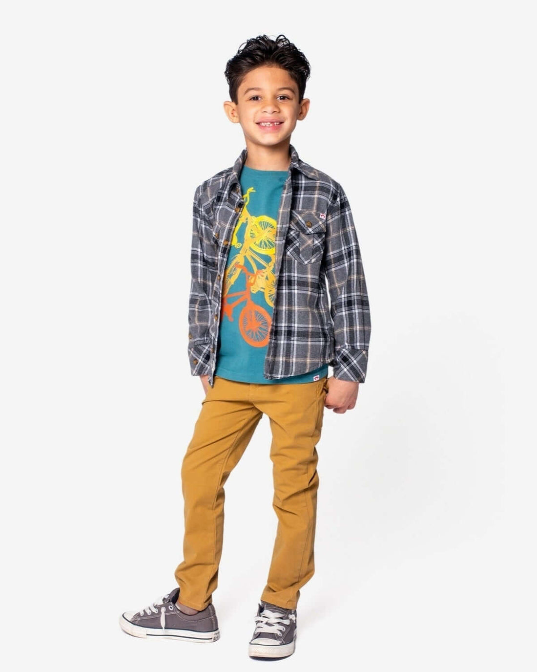 British Khaki Skinny Twill Pants