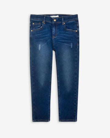 Medium Wash Slim Leg Denim