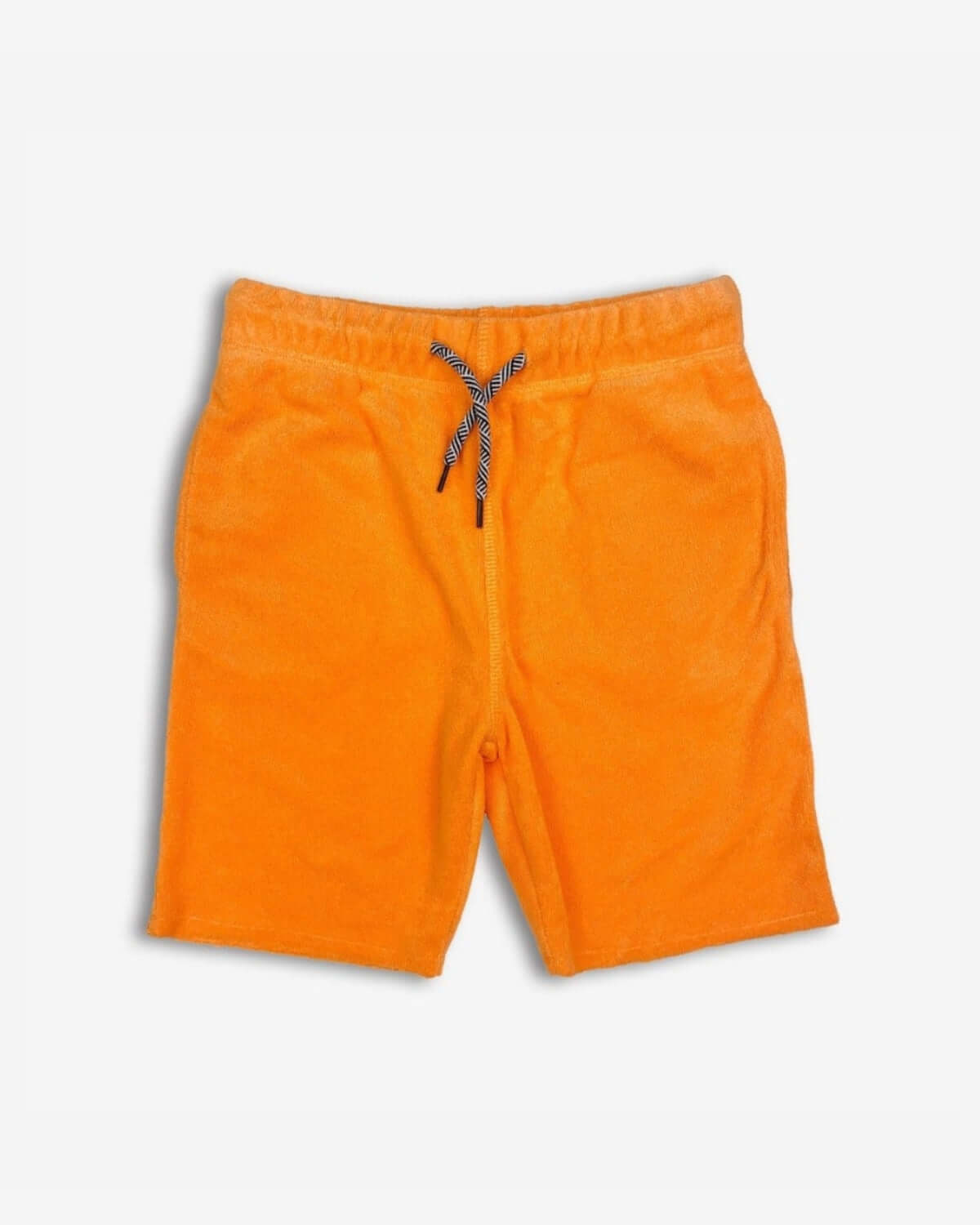 Orange Terry Camp Shorts