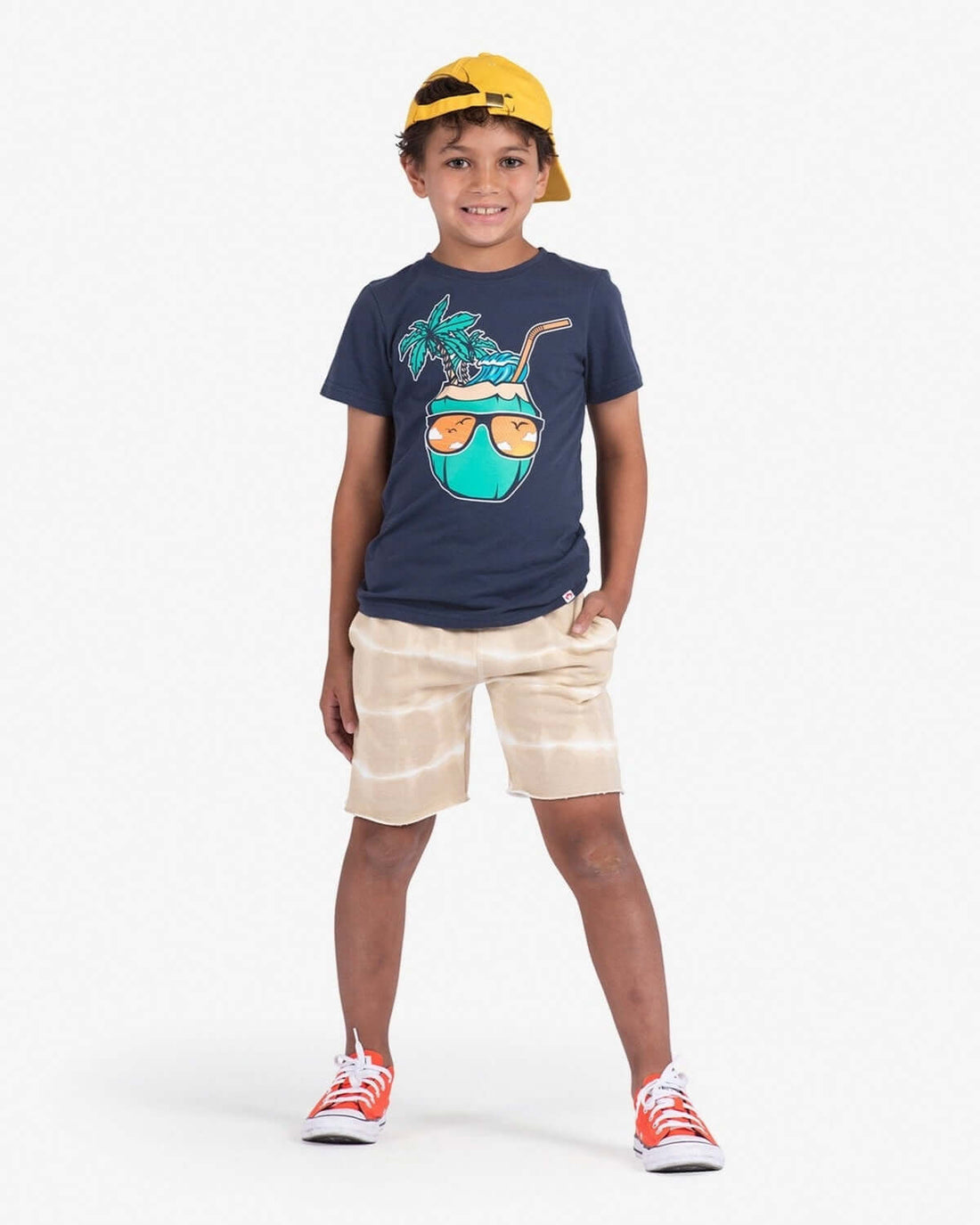 Sand Stripe Camp Shorts