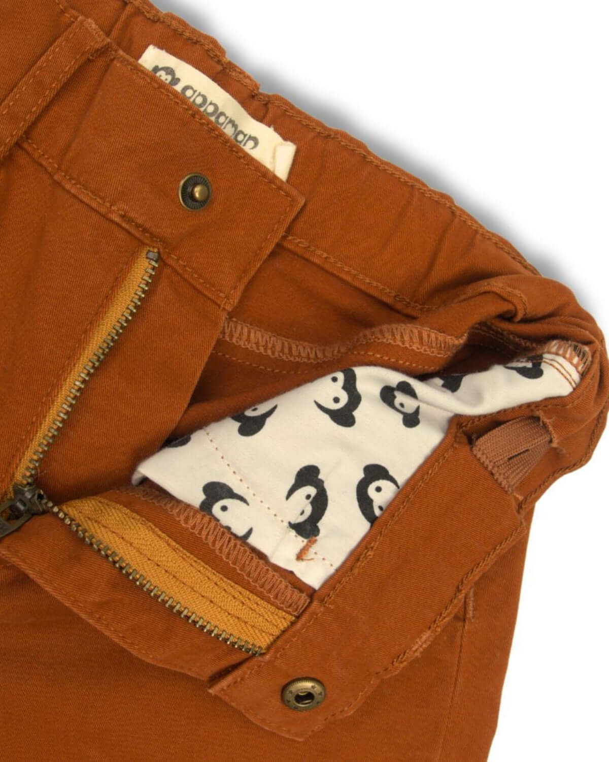Terracotta Skinny Twill Pants
