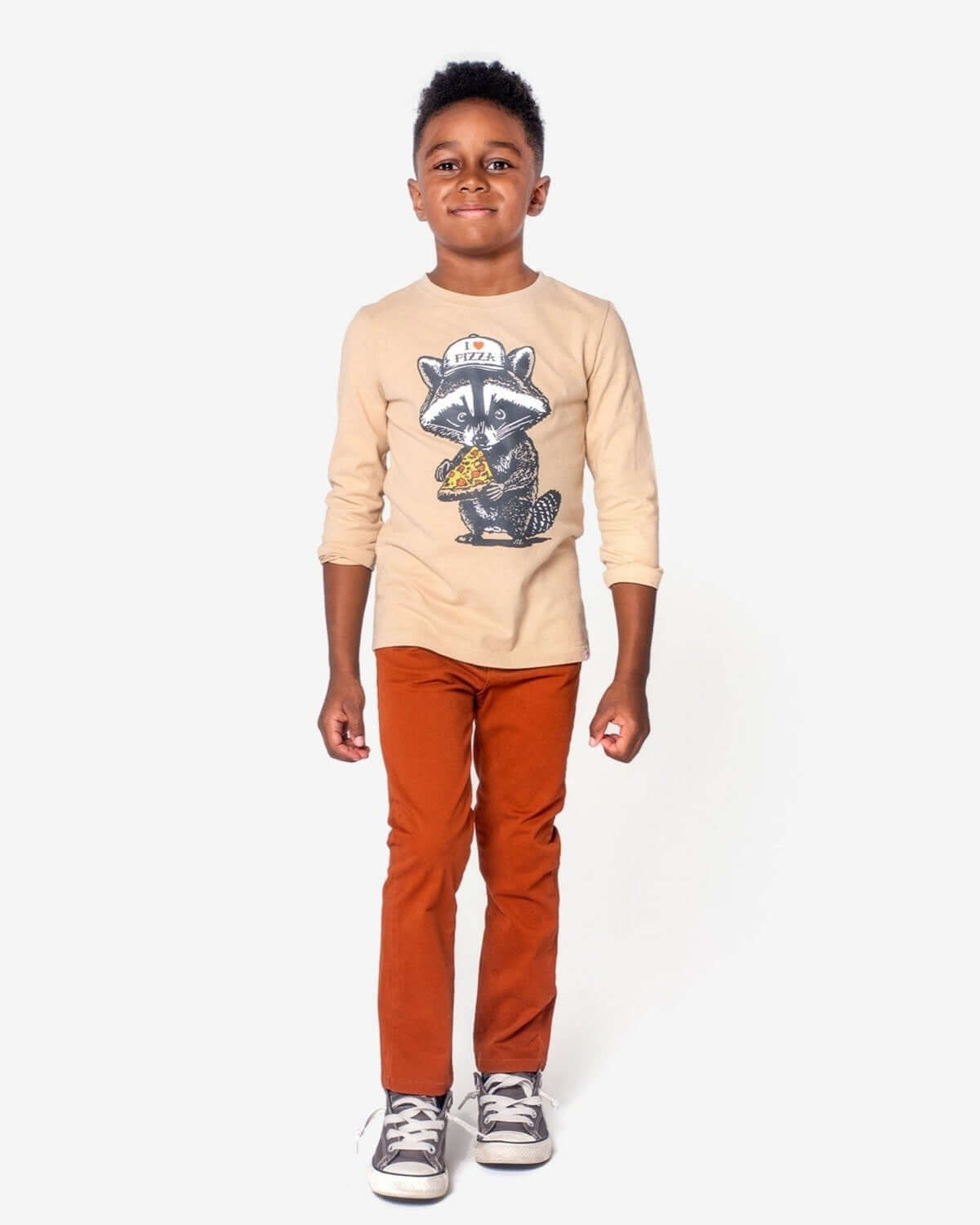 Terracotta Skinny Twill Pants