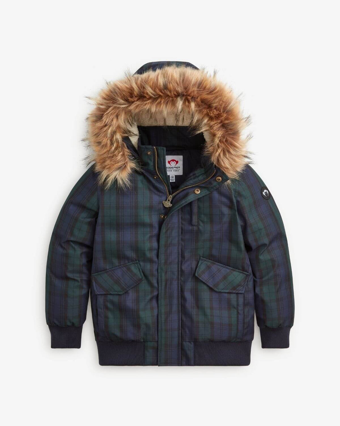 Black Watch Tartan City Transit Coat